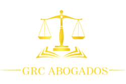 Logo dorado de la firma de abogados